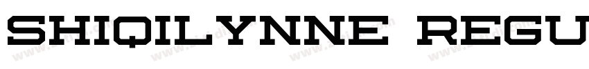 shiqiLynne regular字体转换 shiqiLynne regular字体转换